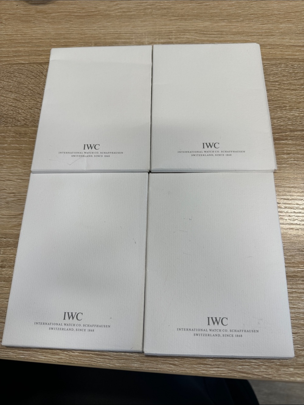 IWC White Branded Watch Sleeve Set - White